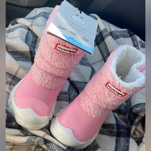 Pink Hunter Sherpa Snow boots
